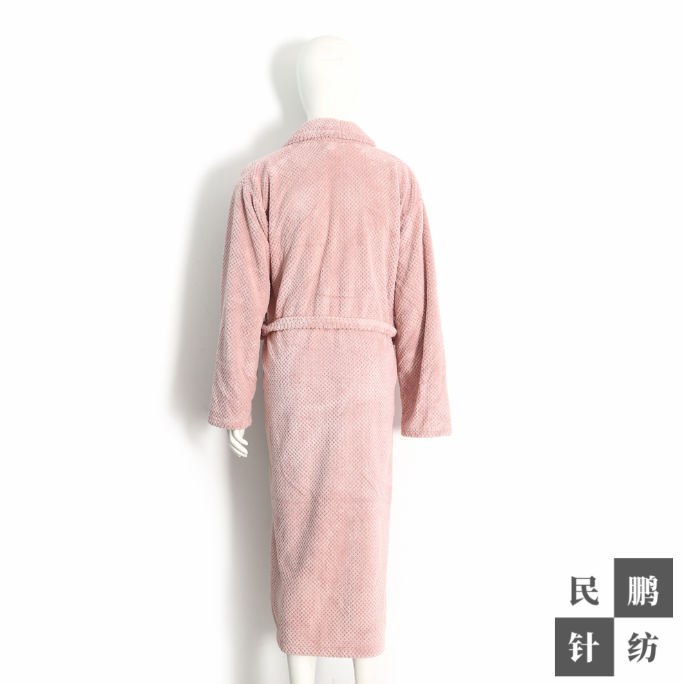 Five-star hotel bathrobes for adults, men and women, long couple bathrobes, spring and winter pure cotton highly absorbent towel material bathrobes details Picture