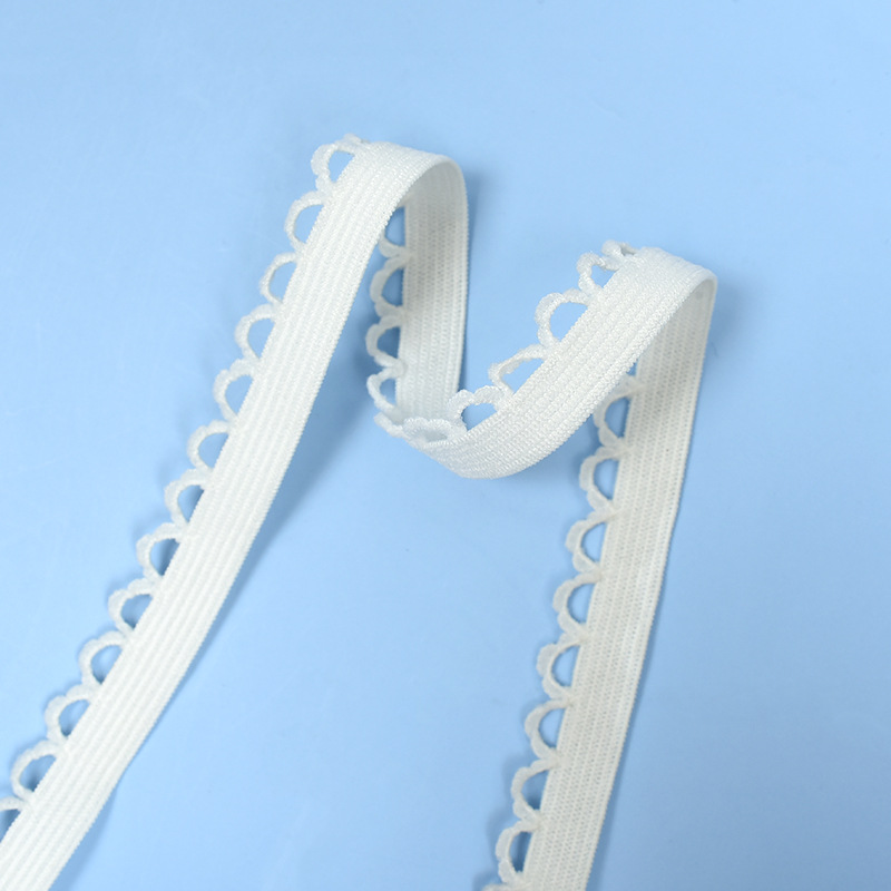 In Stock White Edging Elastic Bag Edging Underwear Underwear Edging Elastic Garment Accessories Lace Webbing Specification drawing
