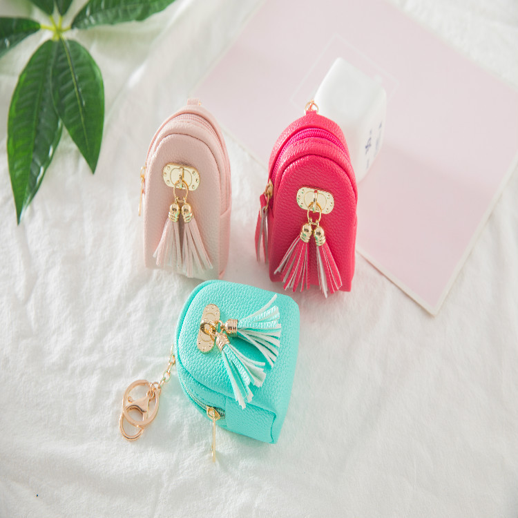 Children's coin purse Ladies moustache Key bag New zipper creative small backpack mini small bag developed