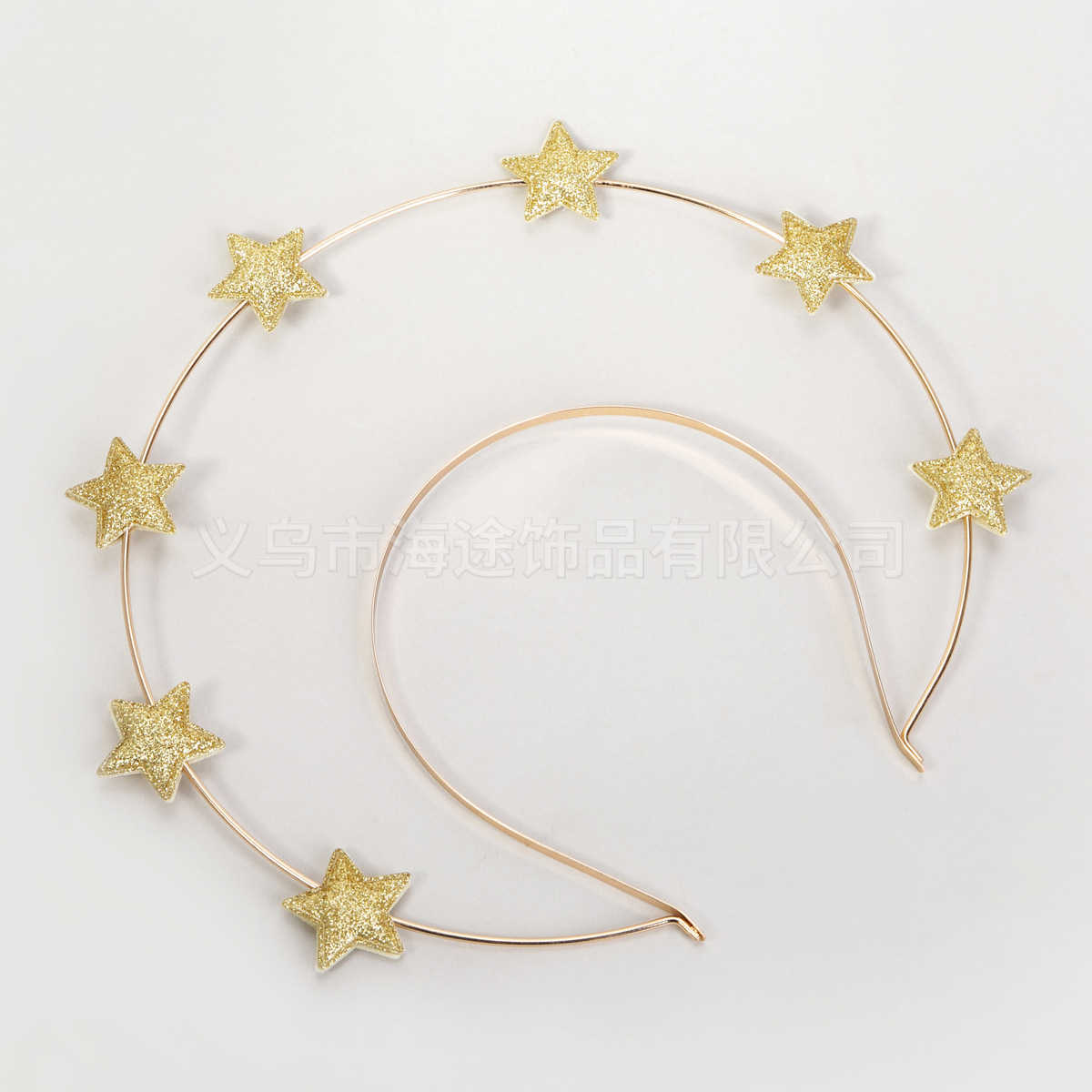 Amazon's best-selling women's Virgin Mary halo double-layer star hair band fashion show, fashionable and exaggerated hair accessory manufacturer wholesale Item Picture