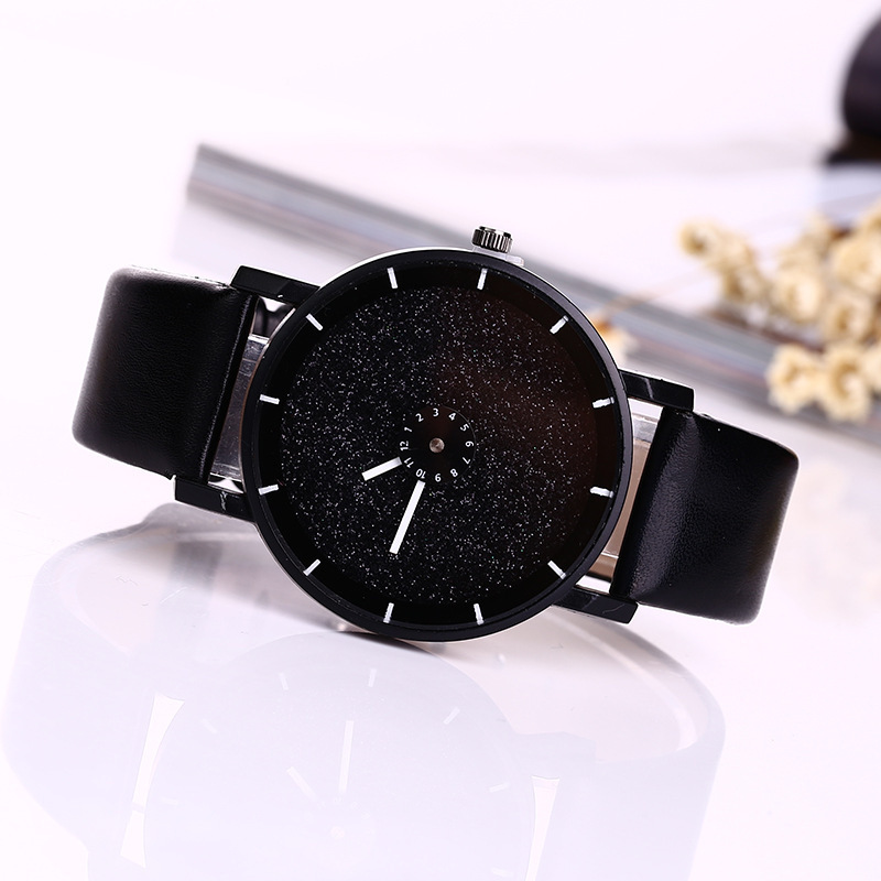 Aliexpress wholesale fantasy stars empty sands sky stars compass turntable second hand watch belt men's watch fashion women's watch