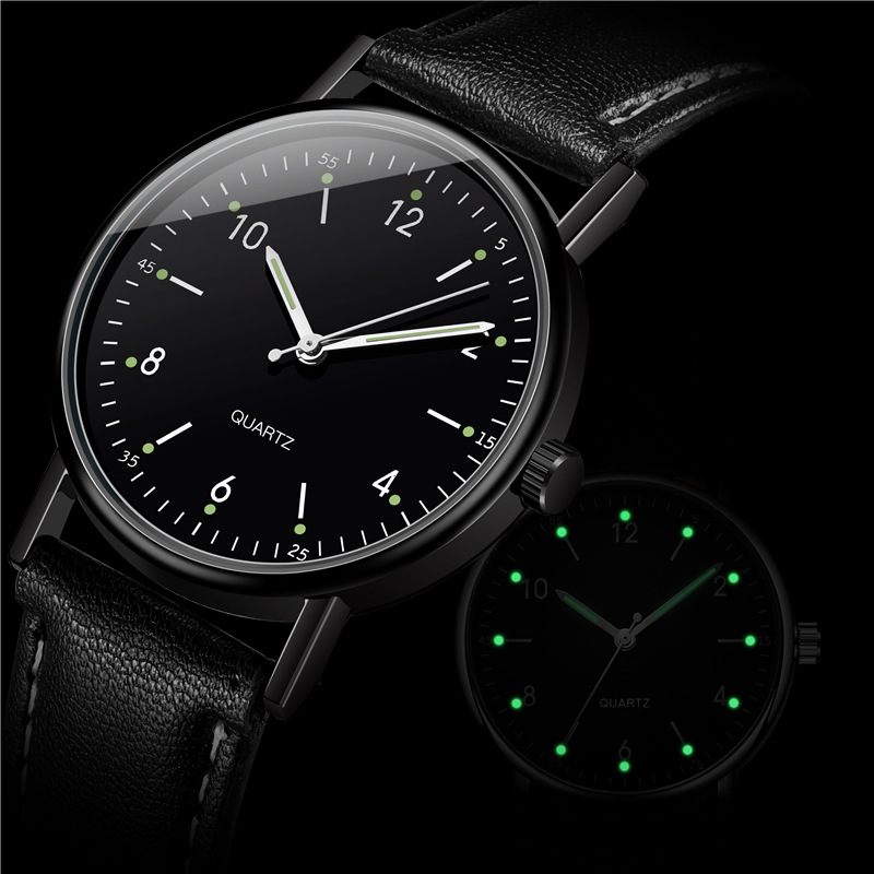 Glow-in-the dark watch Women's watch Fashion digital quartz watch Men's and women's casual watch