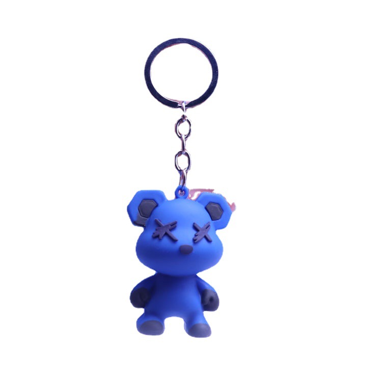 Starry sky bear dragon keychain, cute mobile phone pendant, trendy and personalized schoolbag hanging accessory, business small gift wholesale Item Picture