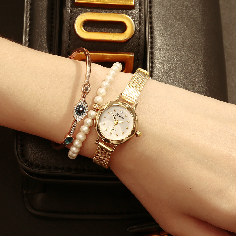 New European and American direct for fine watchband women's watch wire belt net belt watch women's watch manufacturers wholesale