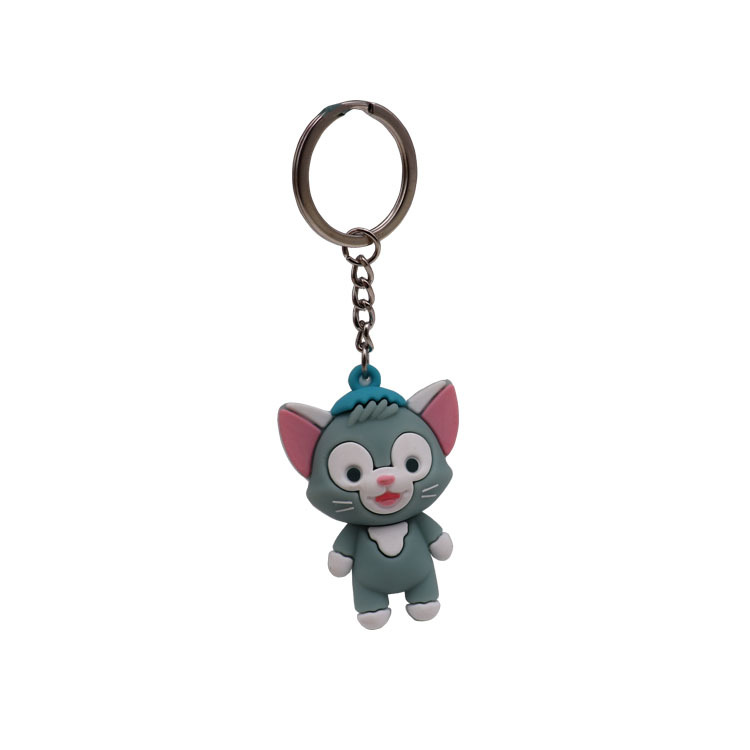 Dibujos animados creativos gato lindo ardilla llavero colgante ropa de niños bolsa de escuela bolsa de pluma colgante de bolsa regalos pequeños Item Picture