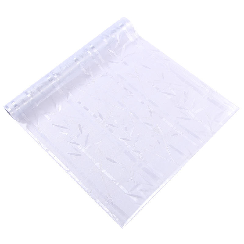 PVC thickened glass frosted tape, transparent and opaque anti-privacy window tape, bathroom and bathroom static tape to prevent light leakage Item Picture