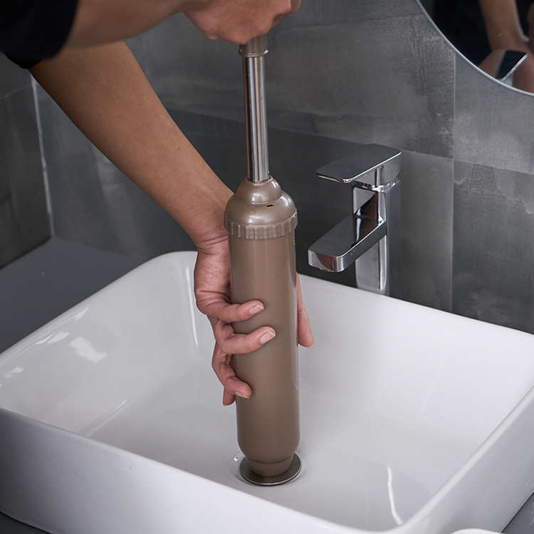 C43-8230 high-pressure toilet unclogging tool, one-shot pipe unclogging, vacuum super strong suction power Application Scenario