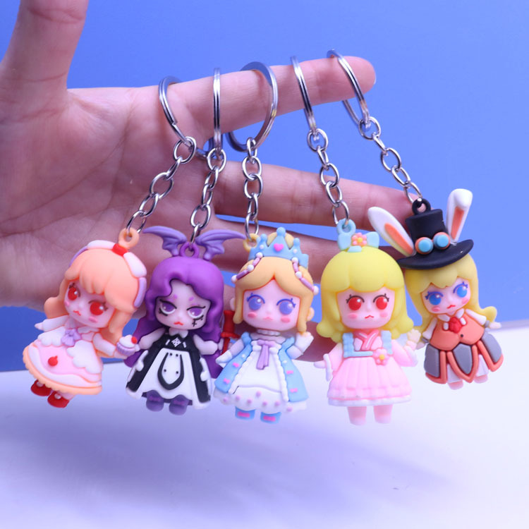 女仆新年钥匙扣挂件商务赠小礼品美少女可爱挂件手机壳包包挂饰品