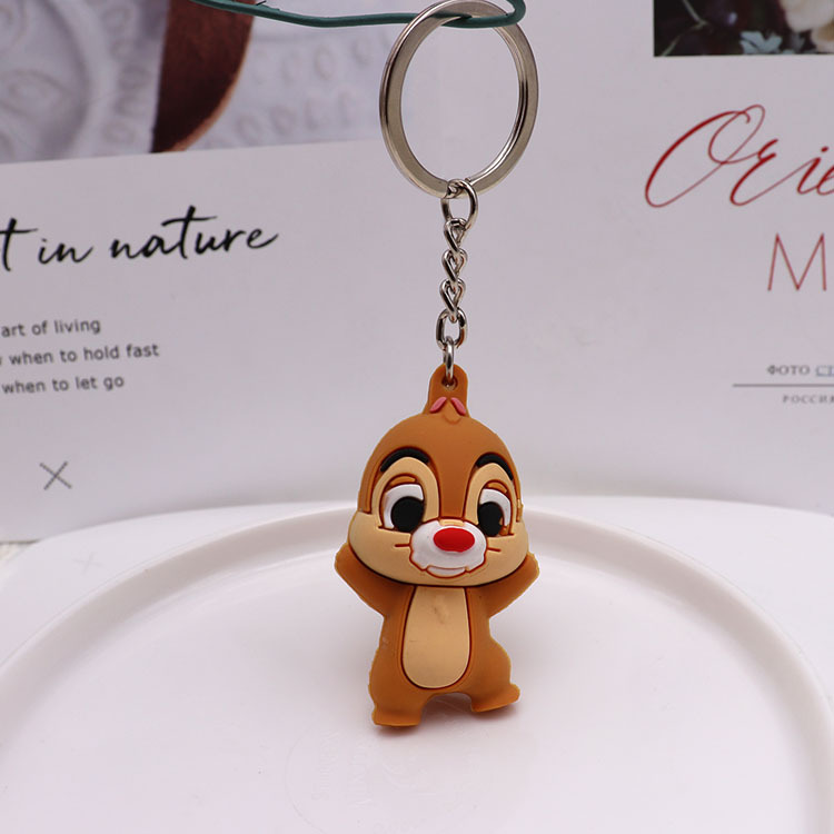 Dibujos animados creativos gato lindo ardilla llavero colgante ropa de niños bolsa de escuela bolsa de pluma colgante de bolsa regalos pequeños Application Scenario