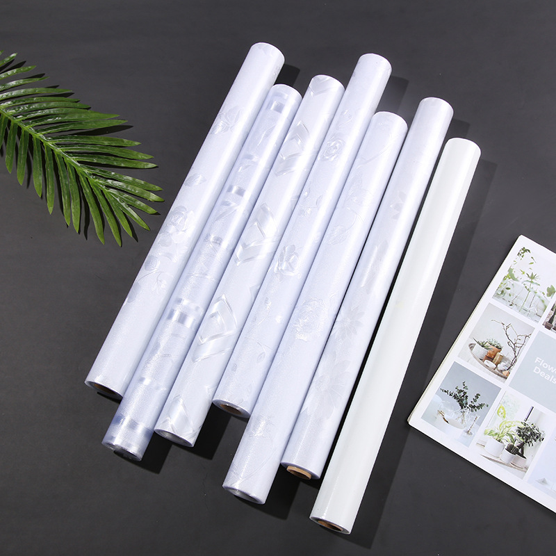 PVC thickened glass frosted tape, transparent and opaque anti-privacy window tape, bathroom and bathroom static tape to prevent light leakage details Picture