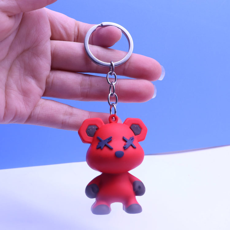 Starry sky bear dragon keychain, cute mobile phone pendant, trendy and personalized schoolbag hanging accessory, business small gift wholesale Application Scenario
