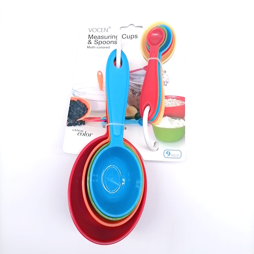 Color measuring spoon powder baking tool Measuring spoon baking 9 pieces set 5 pieces set 4 pieces thumbnail