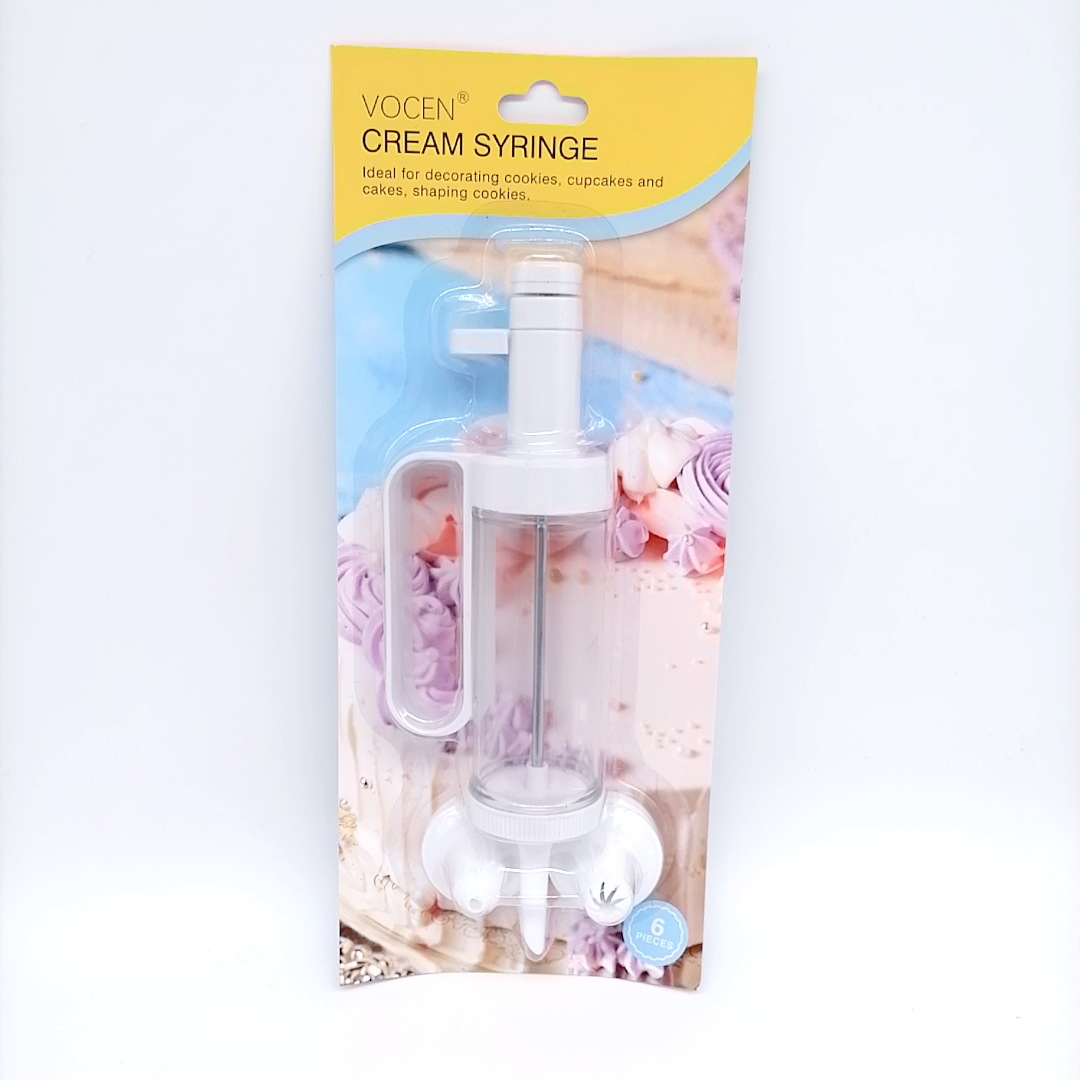 Baking tools Plastic piping nozzle set of 4 piping nozzle 3 piping gun milking nozzle cookie piping nozzle