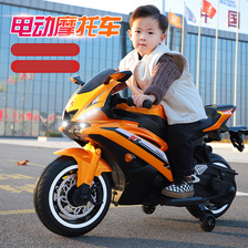 儿童电动摩托车电动二轮车玩具车摩托新奇智能发光玩具电动车童车