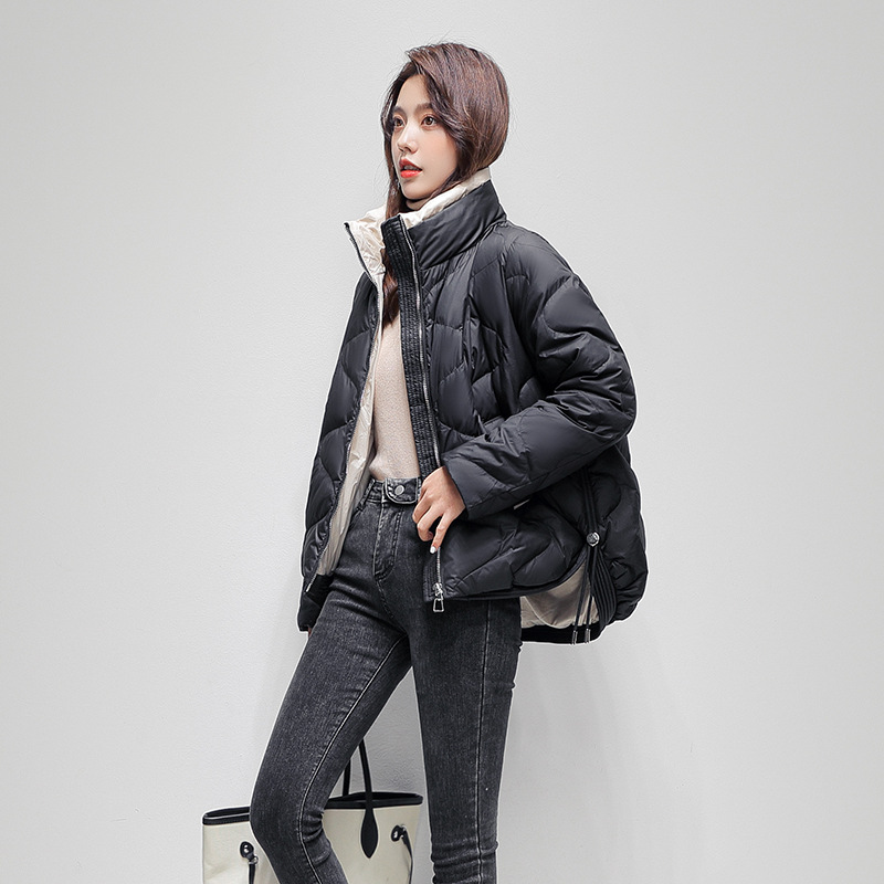Down jacket female short 202 new Korean women's winter 90 white down down jacket female down jacket wholesale