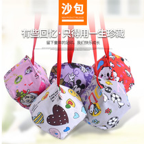 Children's sporting goods games sandbag ball children cartoon canvas with rope sandbag handmade goods