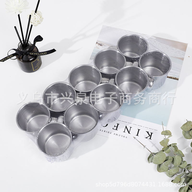 Tazas de boca de metal tazas pequeñas tazas de acero tazas de agua de 7 cm tazas de té tazas de vino tazas de boca de acero fuente de un dólar una pieza details Picture