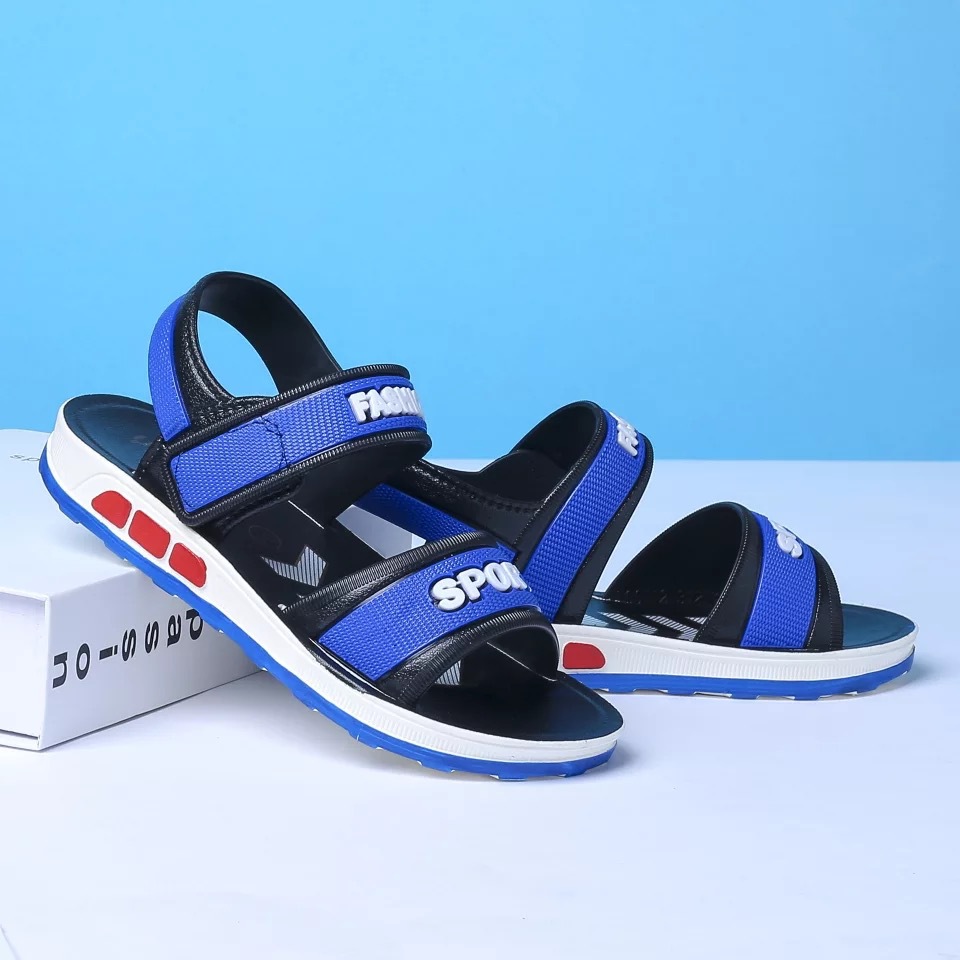 Summer anti-slip and wear-resistant sandals for children and boys home outdoor market floor stand PVC plastic shoes for men