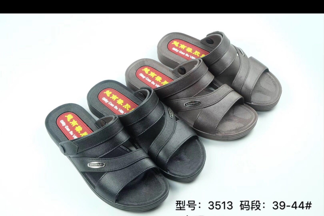 Summer men's PVC plastic once shaped waterproof Vietnam sandals breathable cool slippers run river's lake beach shoes