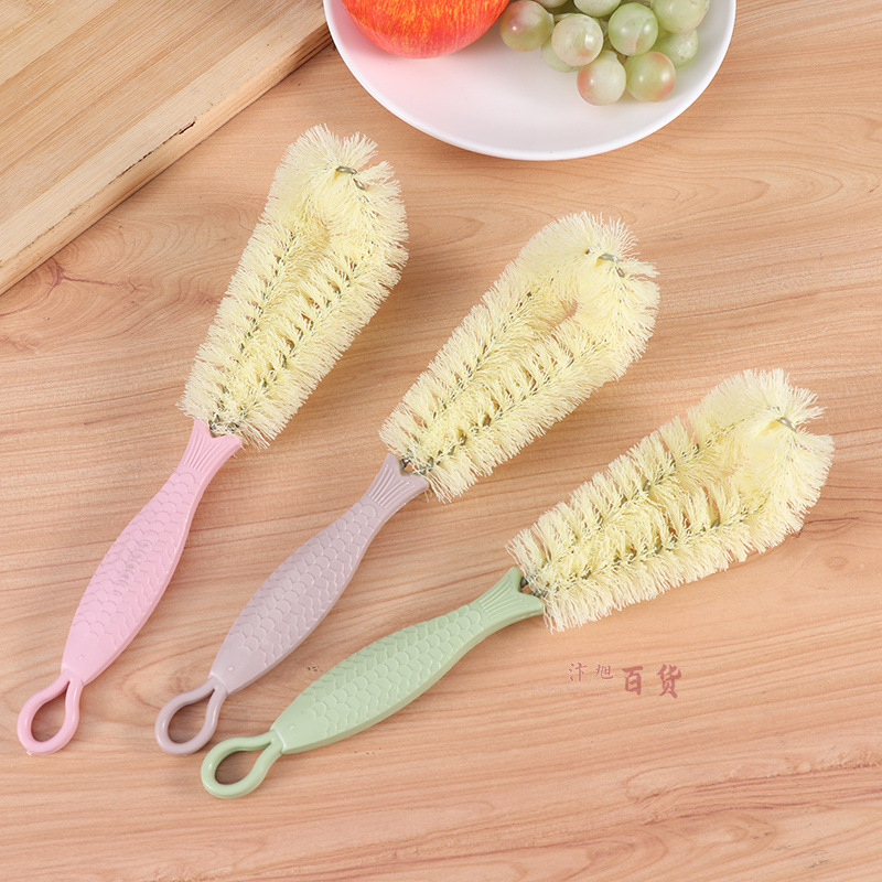 Creative new household long-handled cup brush, thermos cup, thermos bottle, water bottle cleaning brush, multi-functional, no blind spot cup brush