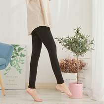Modal add fat increase 200 catties of high elastic large size fat MM outside wear high waist female outside wear nine points leggings female