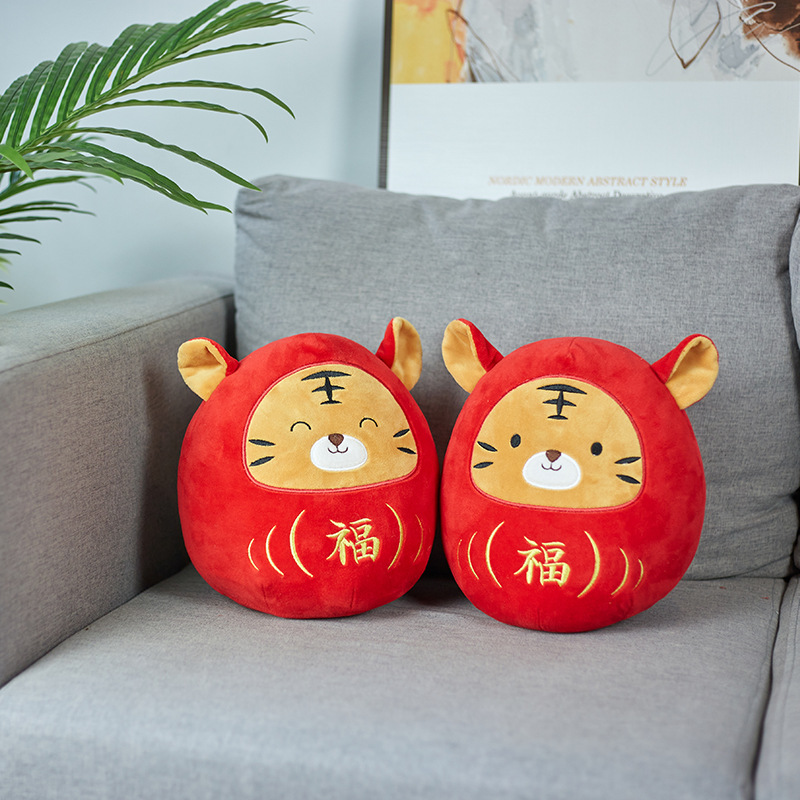 Year of the Tiger mascot plush toy 2022 Damo Tiger doll corporate event gifts available