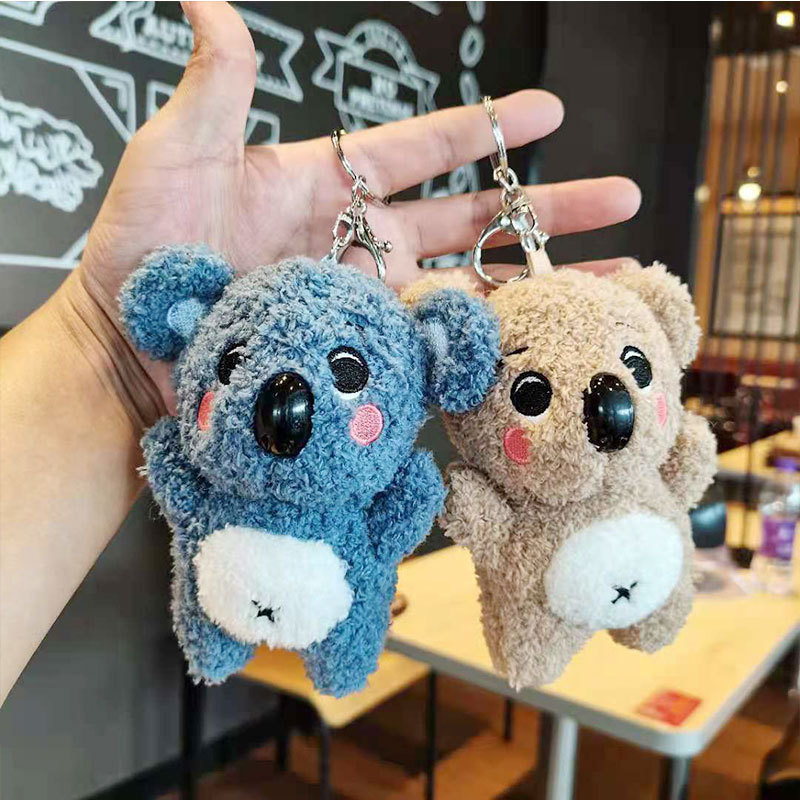 Creative koala plush doll pendant backpack pendant key chain doll claw machine doll stall source small gifts