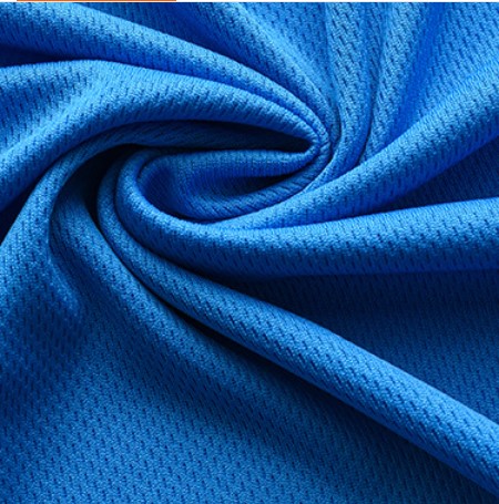 75D Grade 3 bird's eye fabric all-polyester fabric moisture-wicking and sweat-wicking rice mesh sports basketball uniform knitted fabric
