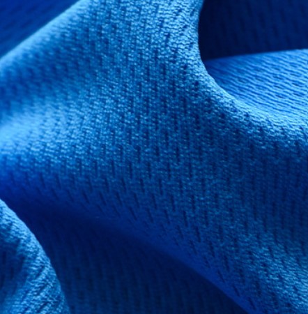 75D Grade 3 bird's eye fabric all-polyester fabric moisture-wicking and sweat-wicking rice mesh sports basketball uniform knitted fabric Specification image