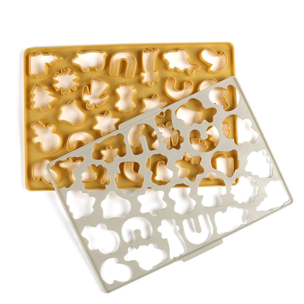 DIY baking Fondant Christmas cookie mold cake decoration tool