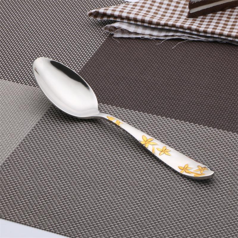 Stainless Steel Western Tableware Cutlery Spoon Cutlery Two-Piece Set Of Wedding Gifts Jieyang Factory Wholesale details Picture
