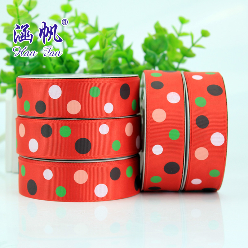 4cm ribbed ribbon printed clothing ribbon gift packaging ribbon top grade perfume bottle accessories headwear ribbon thumbnail