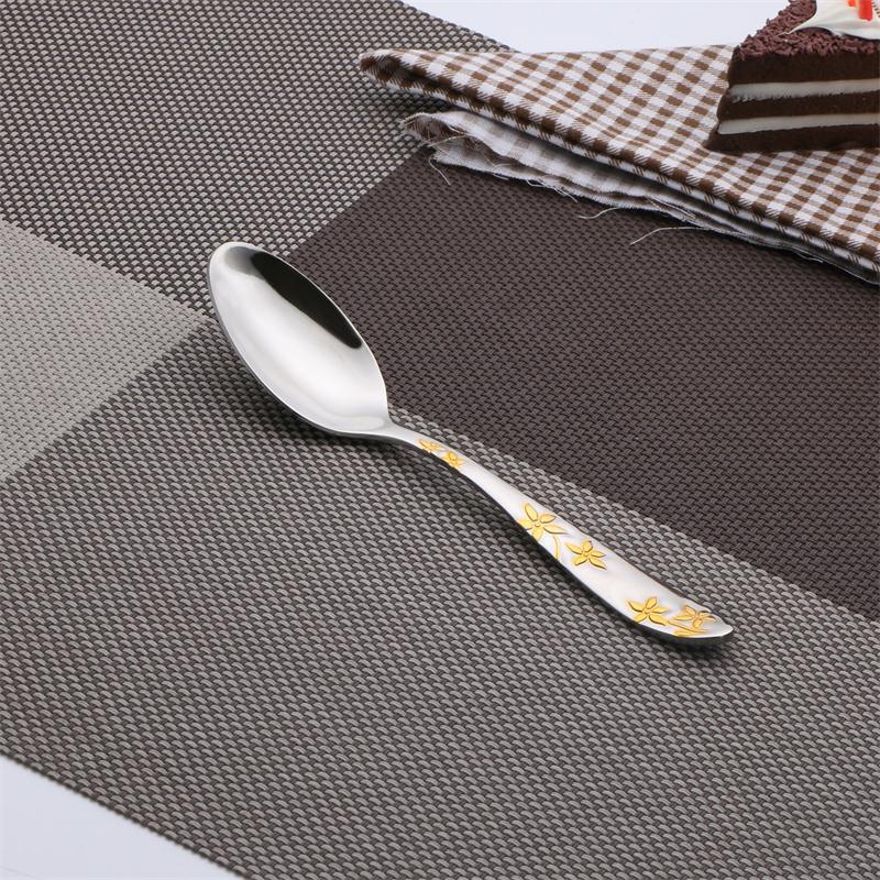 Stainless Steel Western Tableware Cutlery Spoon Cutlery Two-Piece Set Of Wedding Gifts Jieyang Factory Wholesale Application Scenario