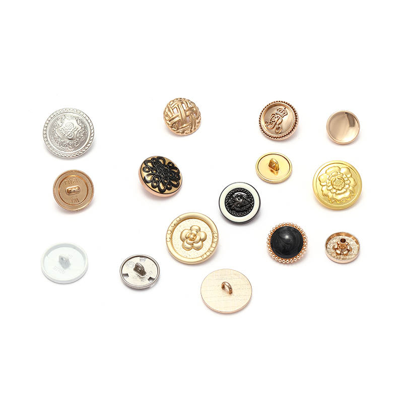 Metal hand-sewn buttons, British-style overcoats, windbreakers, fashion buttons, small suits, foot buttons, LOGO available upon order Specification image