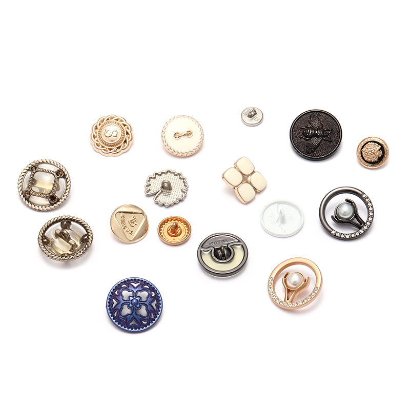 Metal hand-sewn buttons, British-style overcoats, windbreakers, fashion buttons, small suits, foot buttons, LOGO available upon order details Picture