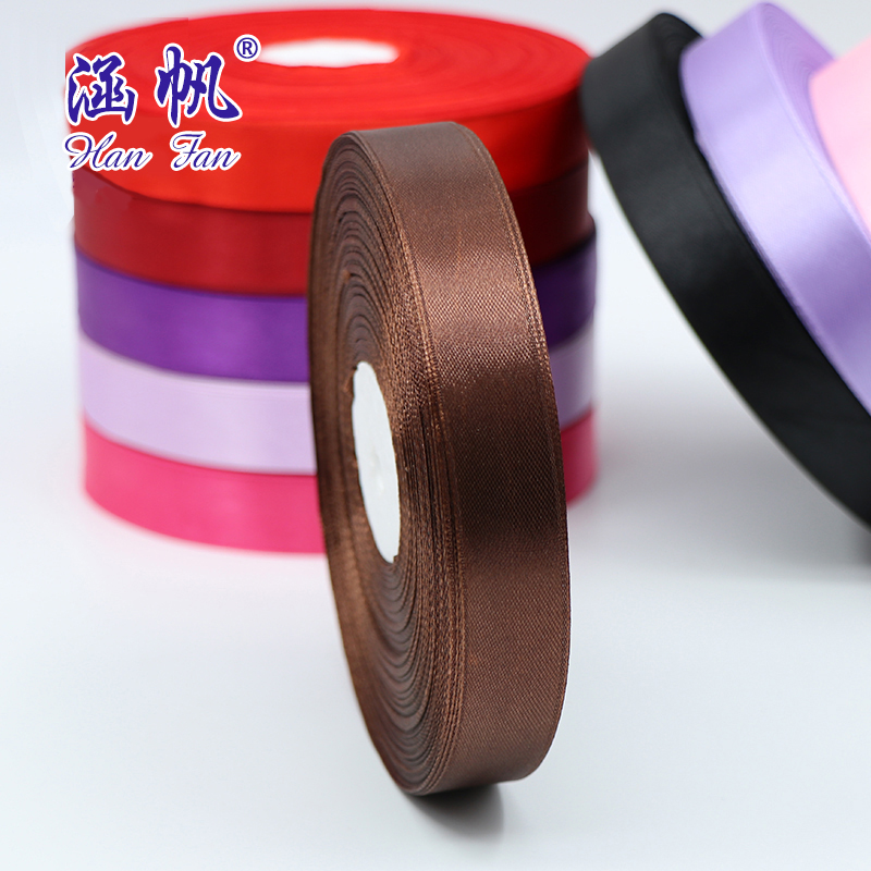 In stock: 2CM satin ribbon, 20mm ribbon, 2.5cm webbing, wedding binding ribbons, silk ribbons, and colored ribbons Application Scenario