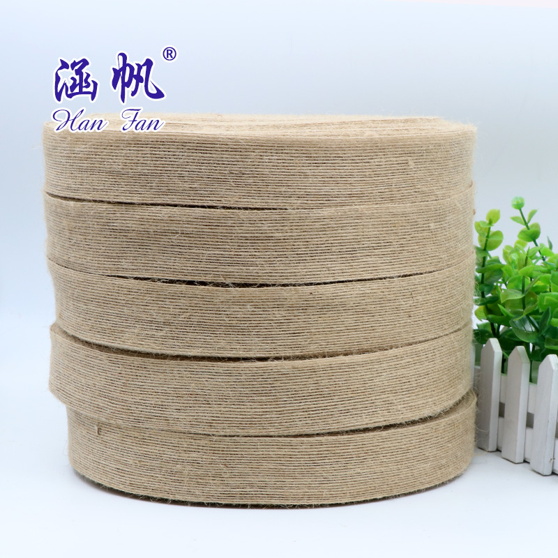 Gift Box Hand-Held Flower Bow Diy Materials Jute Fish Silk Twine Woven Belt Twine Woven Linen Ribbon details Picture