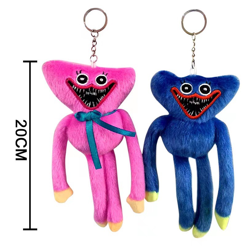 Poppy Playtime 20CM key chain Scary plush Christmas pendant