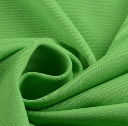 Factory direct sales of 200g direct Gunny fabric polyester-ammonia elastic double-sided knitted fabric for wide-leg pants details Picture