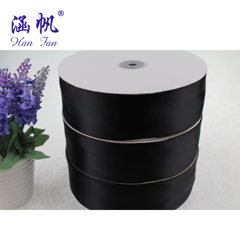 16-point solid color polyester tape, gift box packaging tape, clothing decoration tape, ribbon wholesale