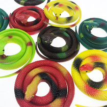 New strange toy creative environmental protection prank snake parody simulation soft rubber snake fake snake novel stall rubber snake
