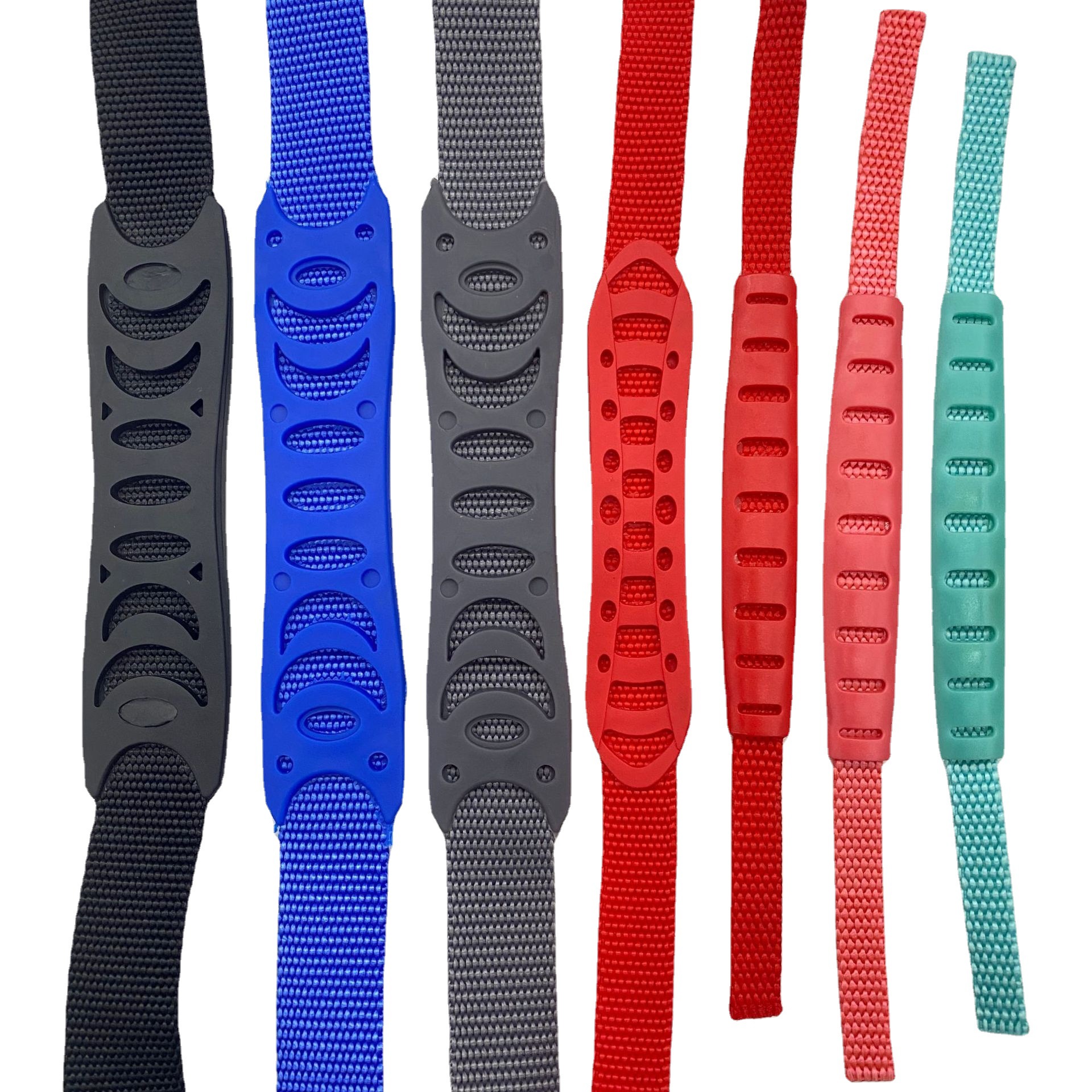 Colorful webbed fixed handle, various styles of luggage accessories, PVC webbed handle, soft rubber EVA plastic hand handle
