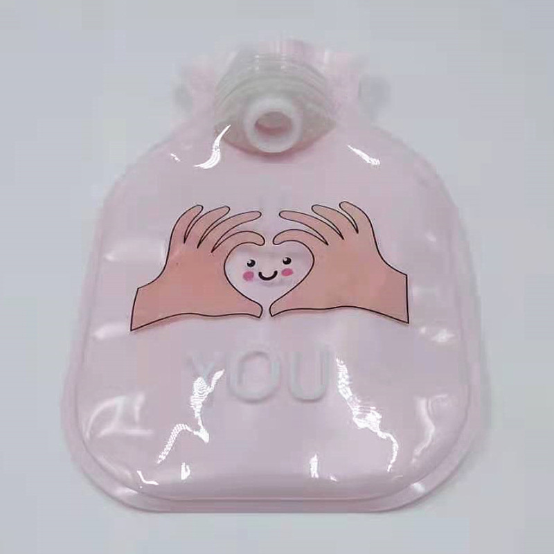 冬季新款注水热水袋 加厚可爱便携暖手宝 学生宿舍卡通简约暖水袋