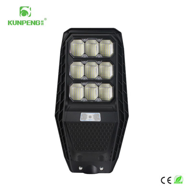 【 Leader 】 New type of integrated solar street lamp for courtyards with radar sensing remote control and light control