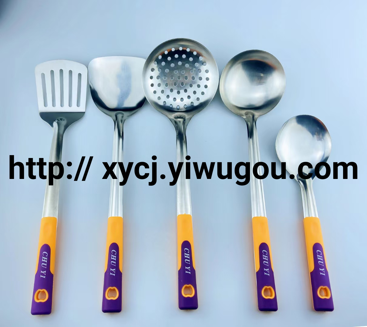 Stainless steel tableware large kitchen utensils spatula soup spoon