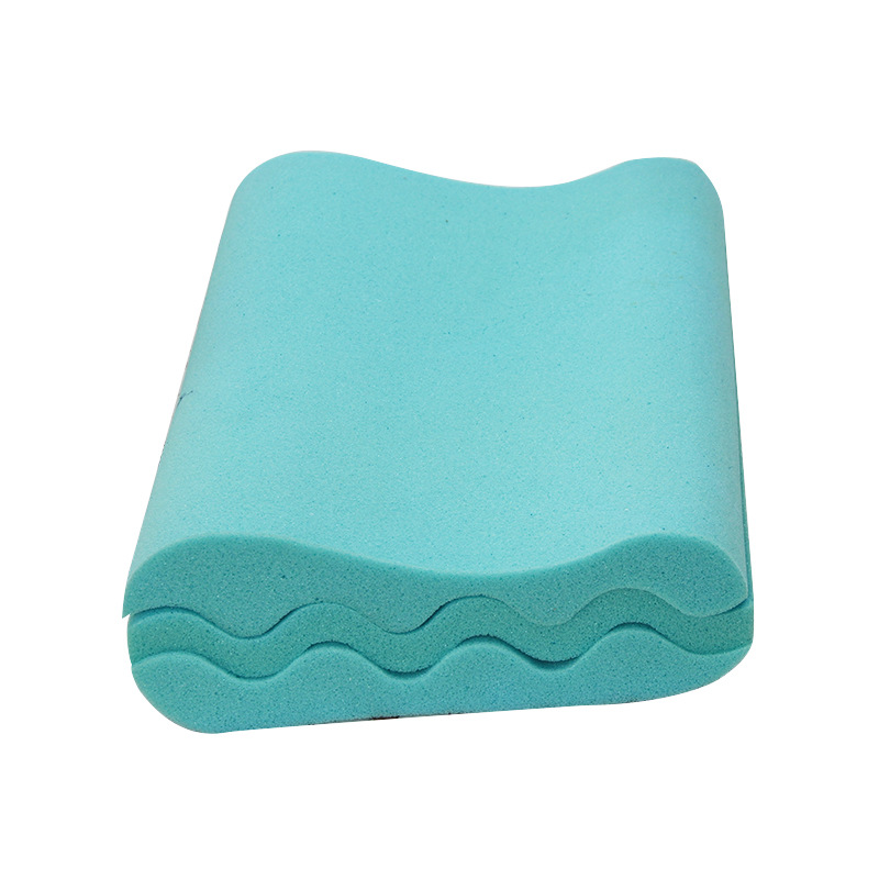 Slow-rebound pillow sponge layer-by-layer cutting memory adjustable memory foam cutting pillow, irregular-shaped wire-cut pillow core full figure