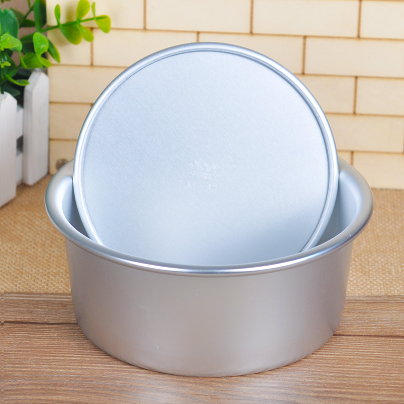 Anodized chiffon cake mold, aluminum alloy live base cake mold, 10-inch anodized thickened live base mold Item Picture
