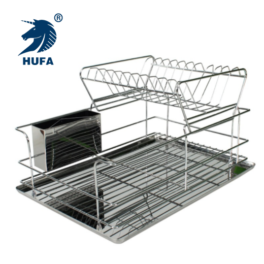 S型家居碗筷收纳沥水架厨房落地多层置物架创意碗碟架dish rack