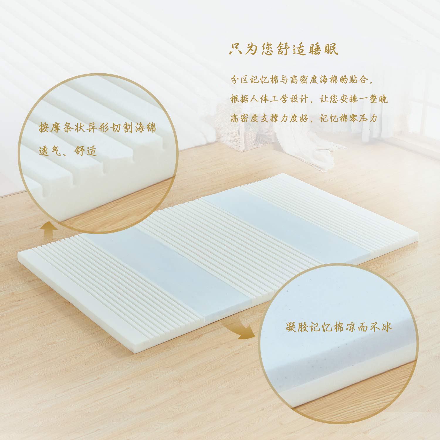 Amazon's new products include high-resilience sponge mattresses, high-density dormitory student mattresses, and tatami MATS details Picture
