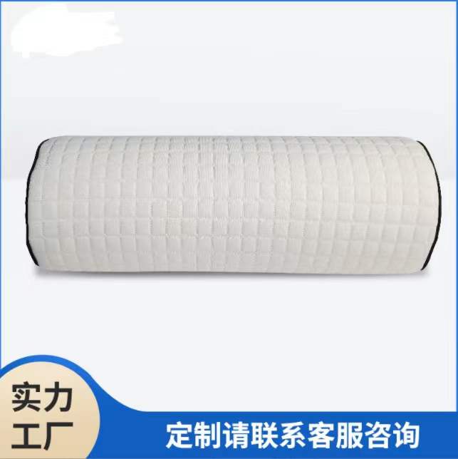 Customized cross-border slow rebound sleep pillow, memory foam core, adult cylindrical neck protection sleep pillow full figure
